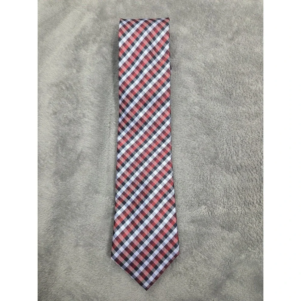 Men's Saddlebred Necktie Red White Blue Polyester 3/63‎